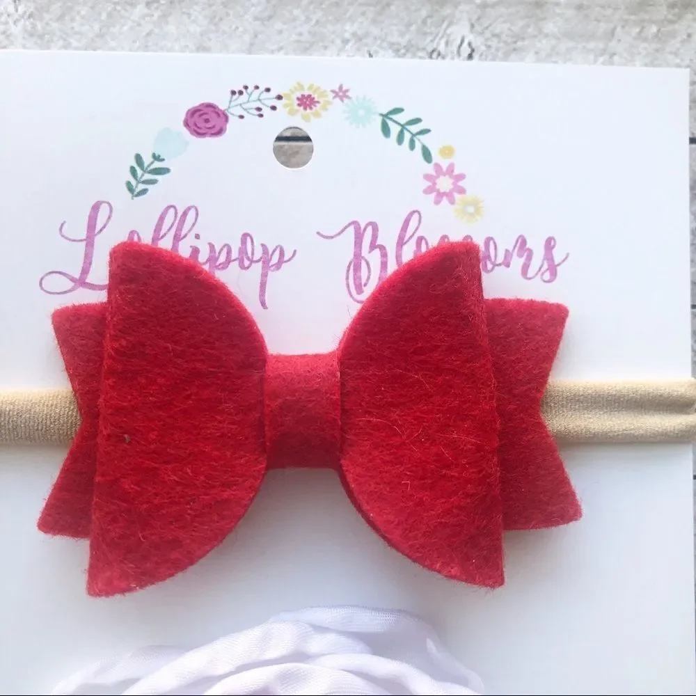 Set of Christmas Baby Headbands